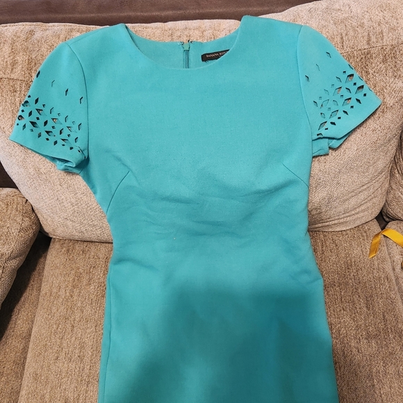 Banana Republic Teal Midi Dress - Picture 4 of 6